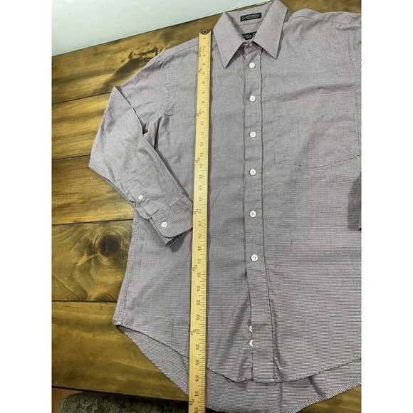 Vintage Christian Dior Men's 15 1/2-33 Light Purple La Chemise Button-Down - Picture 2 of 5